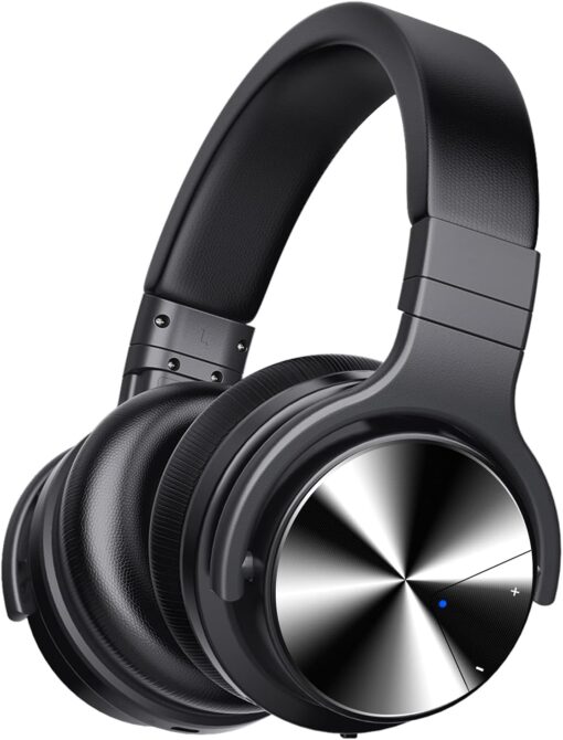 Qisebin E7 PRO Active Noise Cancelling Headphones Bluetooth Headphones with Microphone